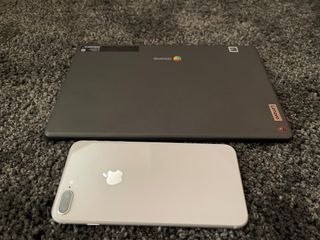 Tablet with iphone8+