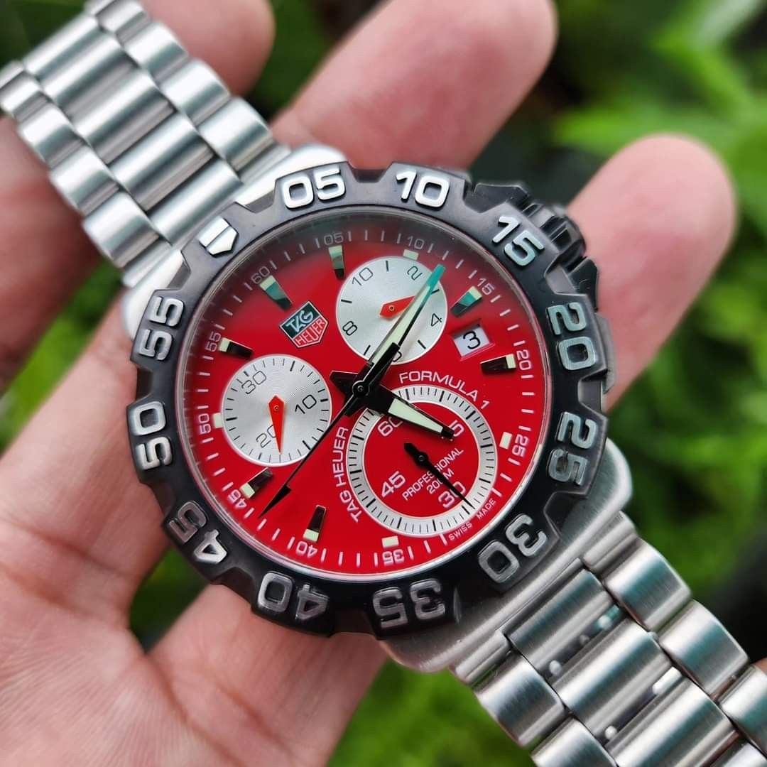 Tag heuer formula 1 red dial shop