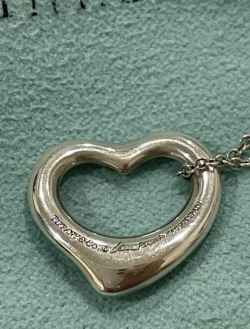 Tiffany co open heart 925