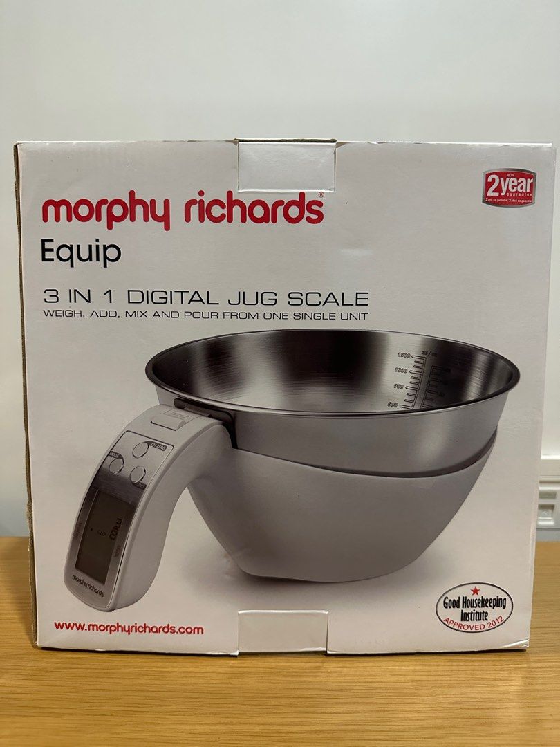 To Bless BNIB Morphy Richards 3 in 1 Digital Jug Scale TV Home