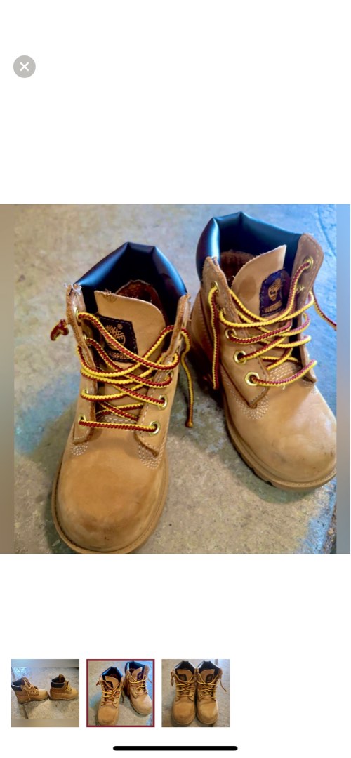 Toddler size 7 Timberland boots