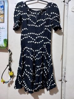 Topshop polka dots dress