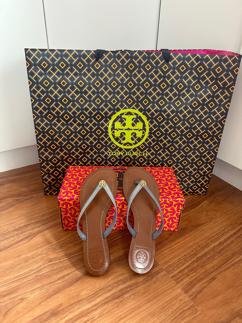 Authentic Tory burch terra thong sandals