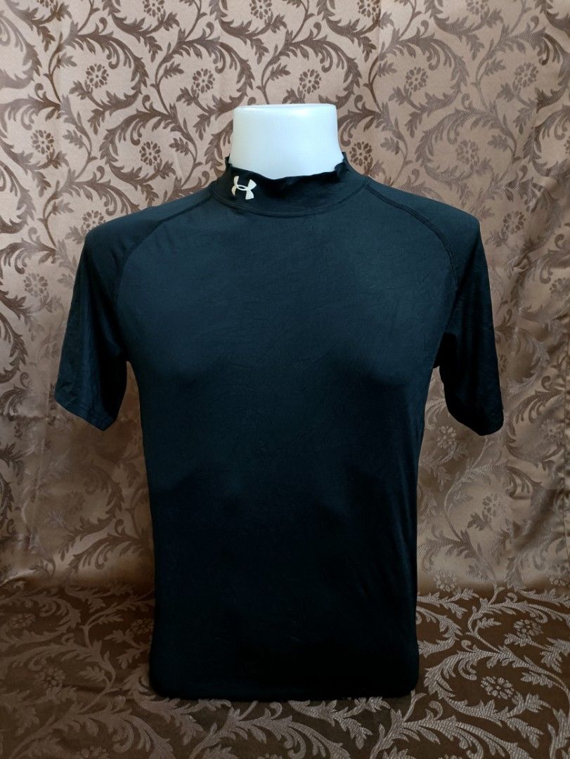 Under armour mock neck mens sale