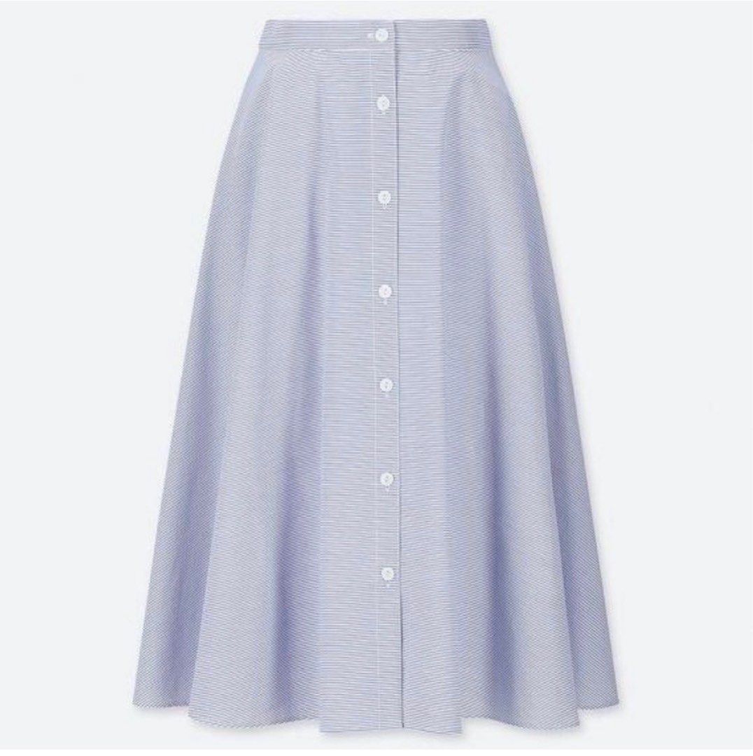 Button new arrivals skirt uniqlo