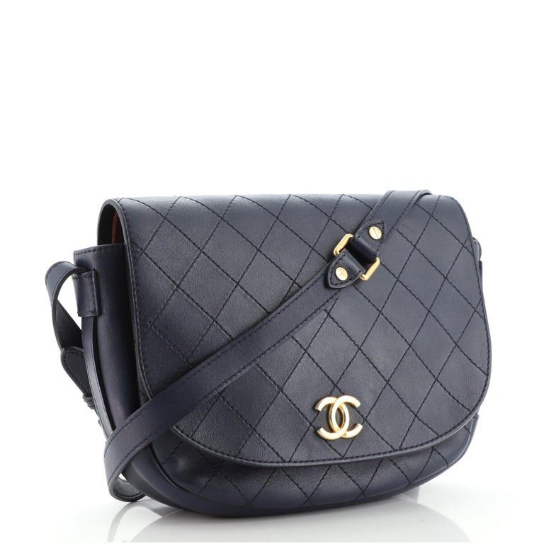 URGENT SALE BRAND NEW!!! Authentic Chanel CC Saddle messenger Bag Calfskin  GHW