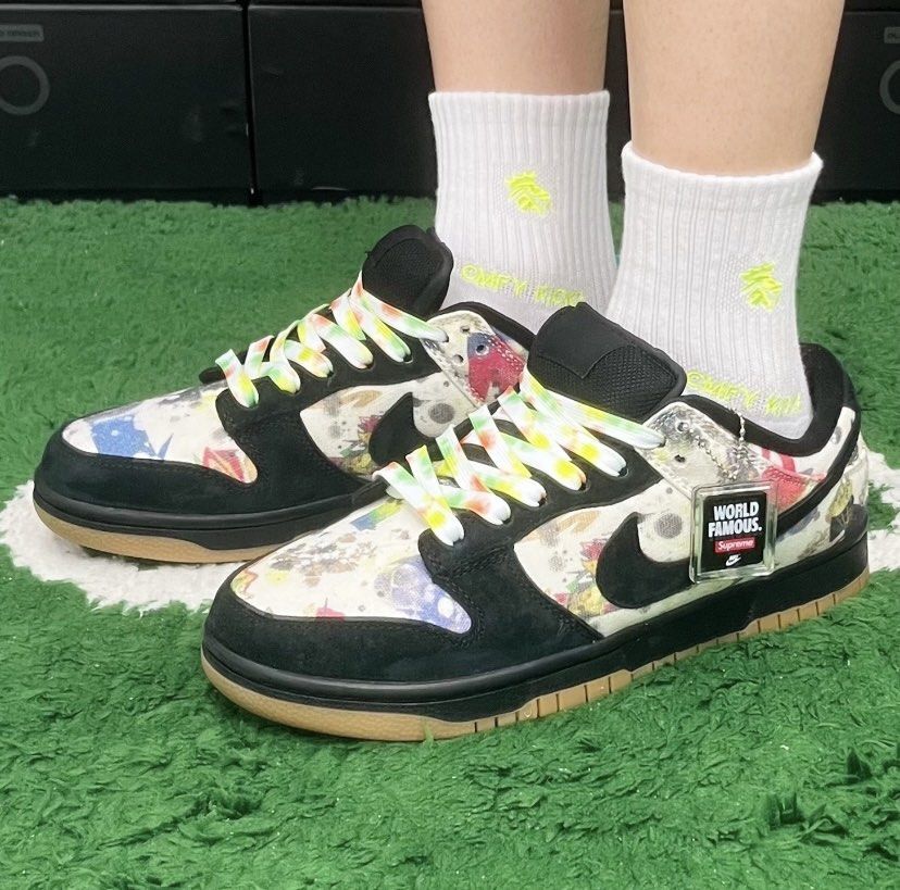 Supreme Dunks On Feet Supreme Sb On Feet Nike Supreme Dunk Low
