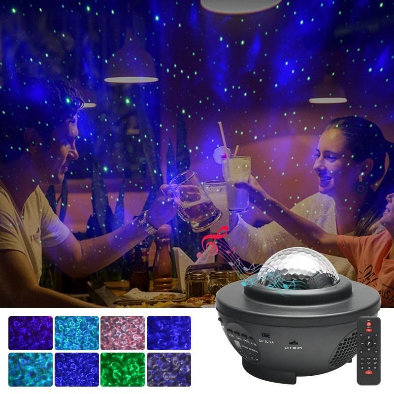 LED STARRY SKY PROJECTOR, LED NIGHT LIGHT PROJECTOR WITH BLUETOOTH
