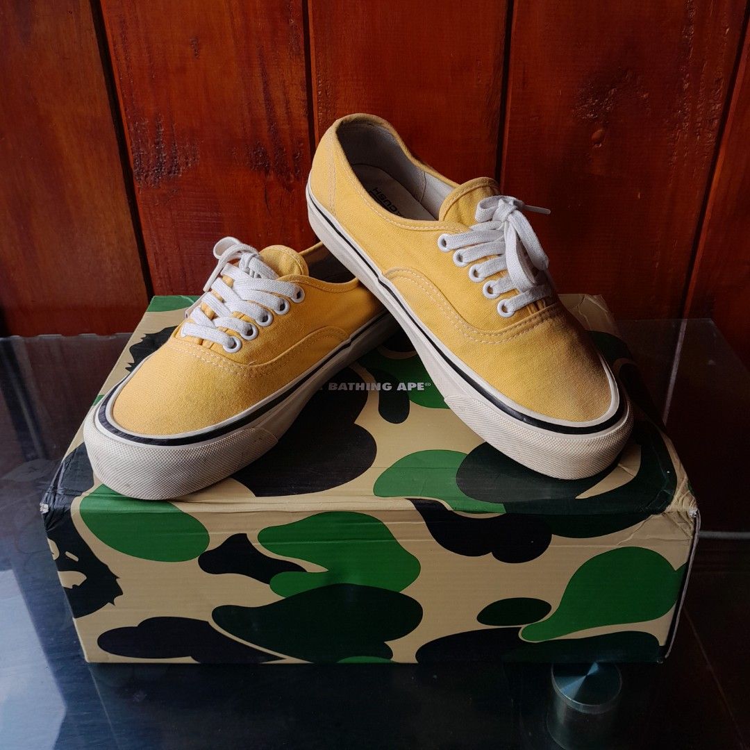 Vans top authentic kuning