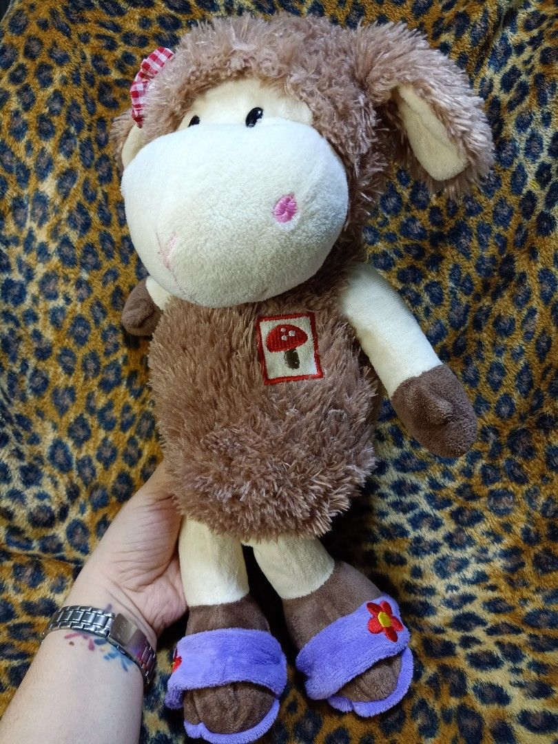 VERY PRETTY FARM PATCH SHEEP LAMB SOFT CUDDLY TOY
