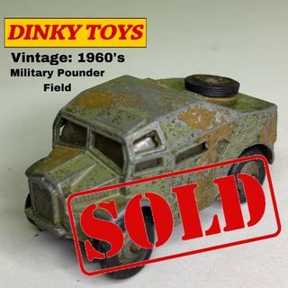 Vintage 1960s Dinky military Pounder field