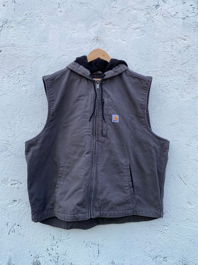 Carhartt men's knoxville hooded vest online