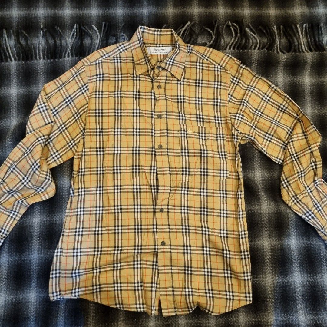 VINTAGE classic Burberry men shirt Luxury Apparel on Carousell