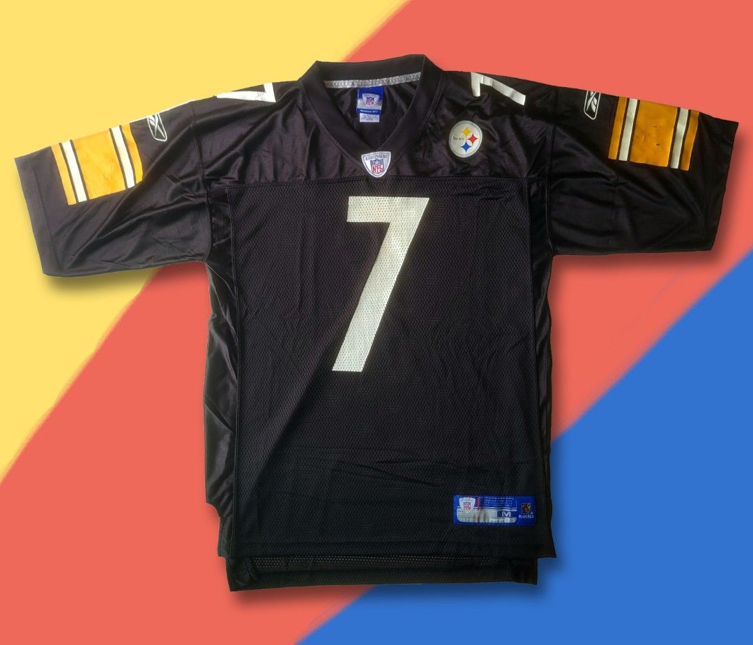 Vintage NFL Pittsburgh Steelers Ben Roethlisberger Reebok Jersey Tee, Men's  Fashion, Tops & Sets, Tshirts & Polo Shirts on Carousell