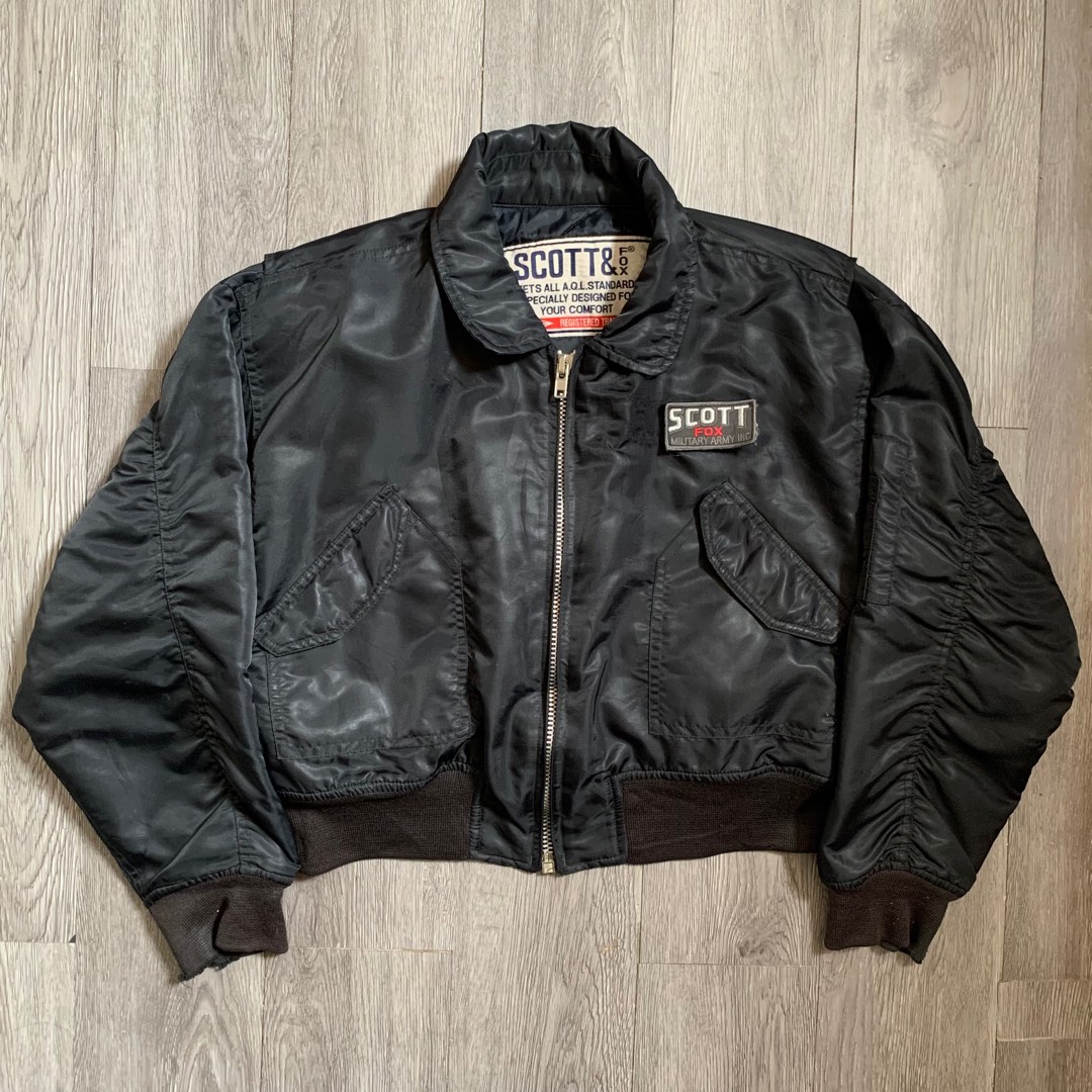 Vintage Scott Fox CWU 45 Bomber Jacket