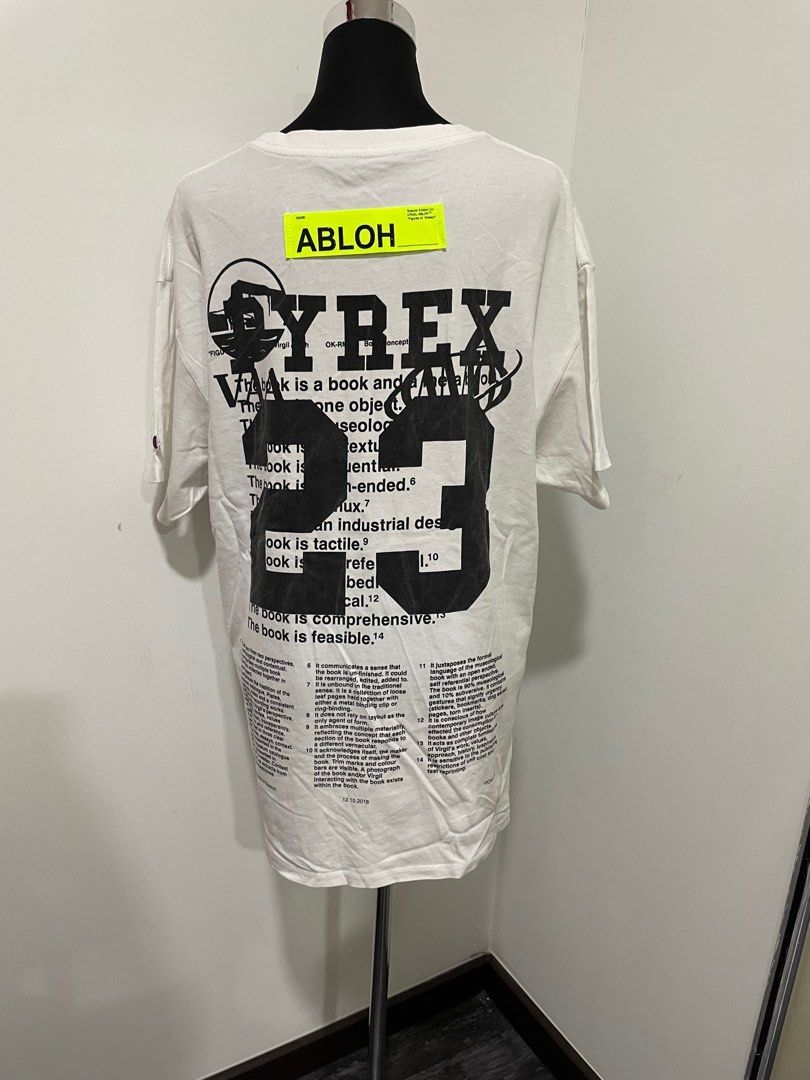 Canary yellow Virgil Abloh Tシャツ（Virgil Abloh Canary