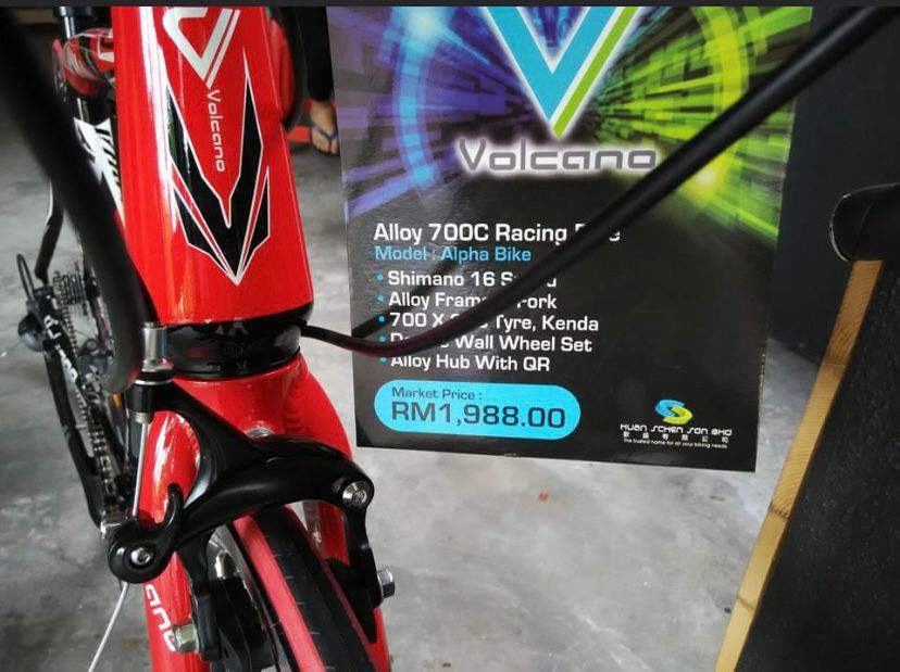 Volcano alpha road discount bike