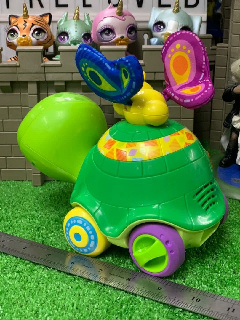 Vtech 2 in 1 Push & Discover Turtle, Babies & Kids, Infant Playtime on ...