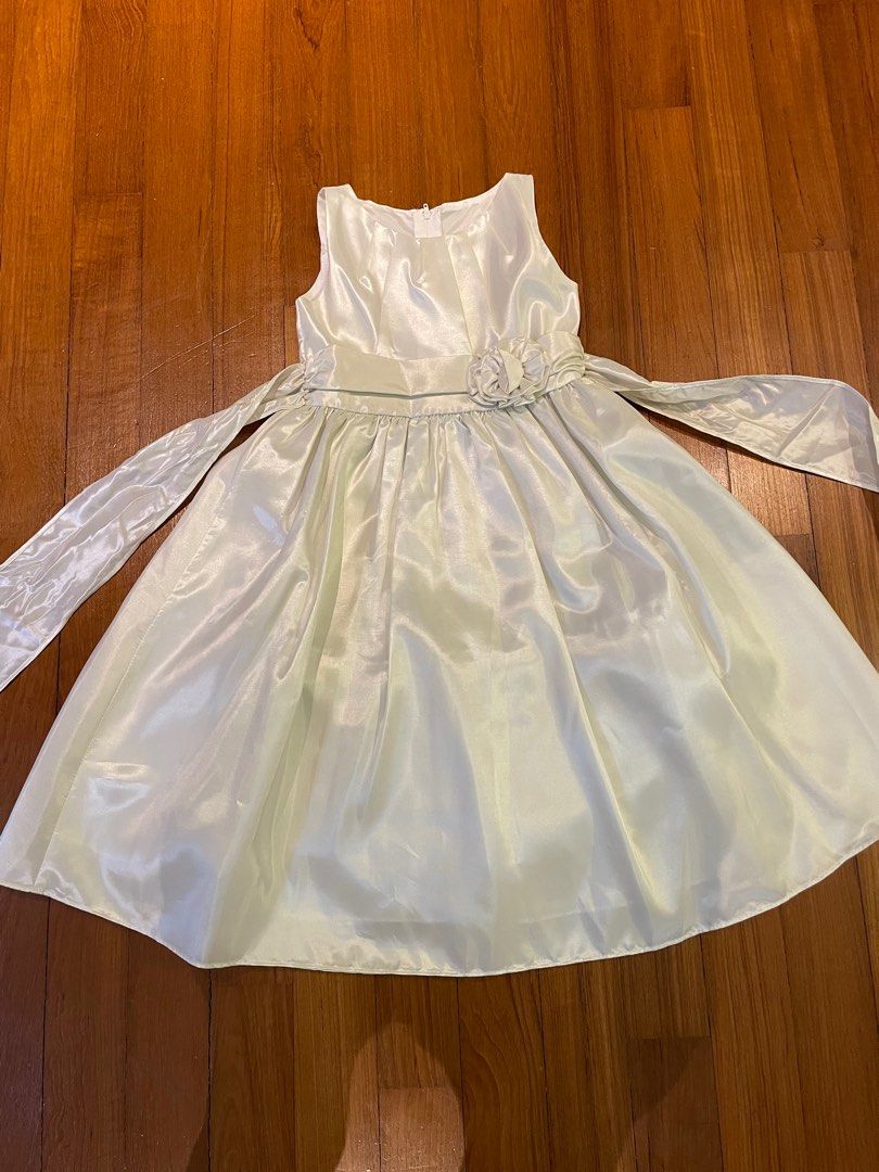 Girls size hotsell 6 white dress