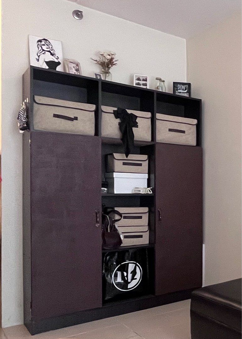 Wooden Shelf Grid on Carousell