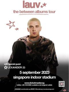 WTB lauv concert standing pen A/B