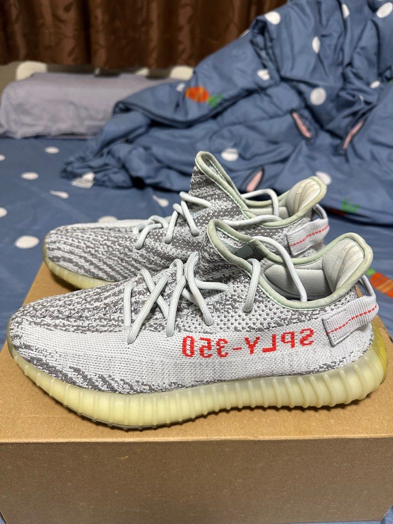 Used blue tint yeezy clearance