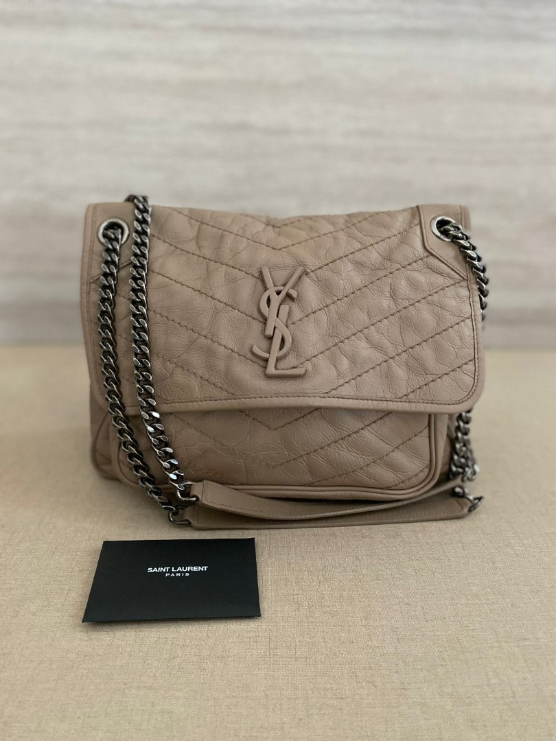 Ysl niki dusty grey clearance