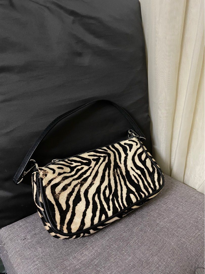 Zara zebra top bag