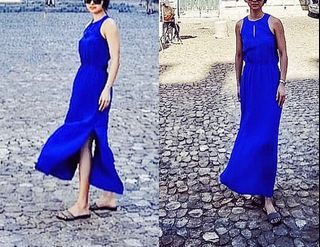 $1100 rare piece -silk maxi dress