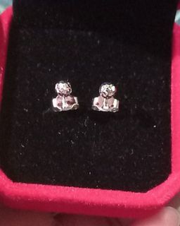 14k Whitegold Stud earrings