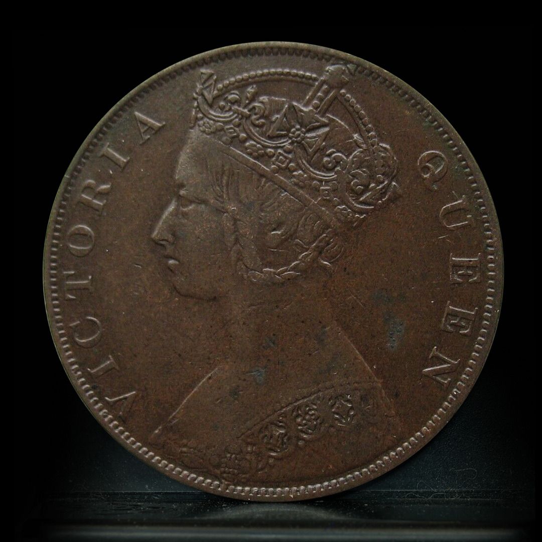 希少 中国古銭 1888年 香港一亳 銀貨 直径17.7mm ヴィクトリア女王 10 