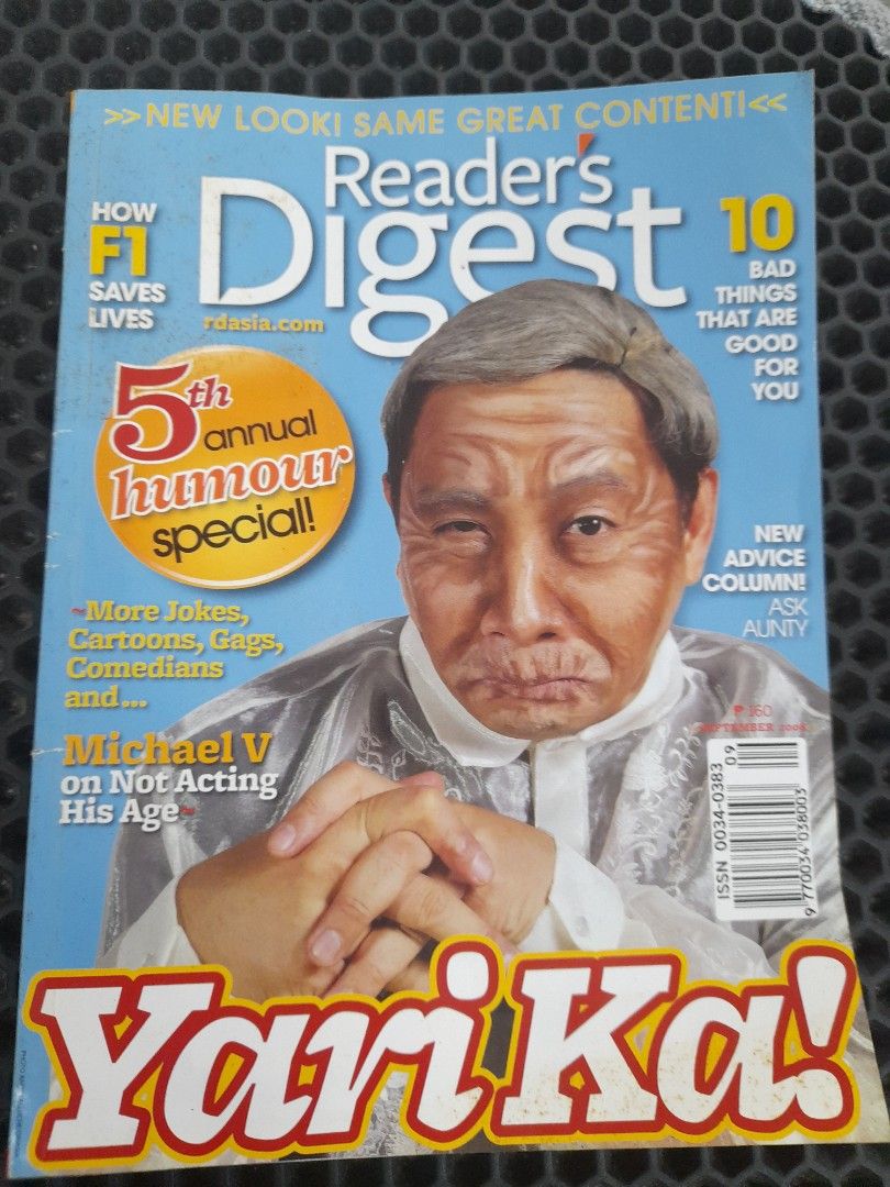 3 pcs Readers Digest Back Issues (Category: Magazines) located in Pasay City. Submitted by ayin3 (Listing ID 1253188020, Image 3). Description: item is in excellent condition pages still very fresh pm for orders SOLD! "LOUD ASIA" (others on the photos are available).