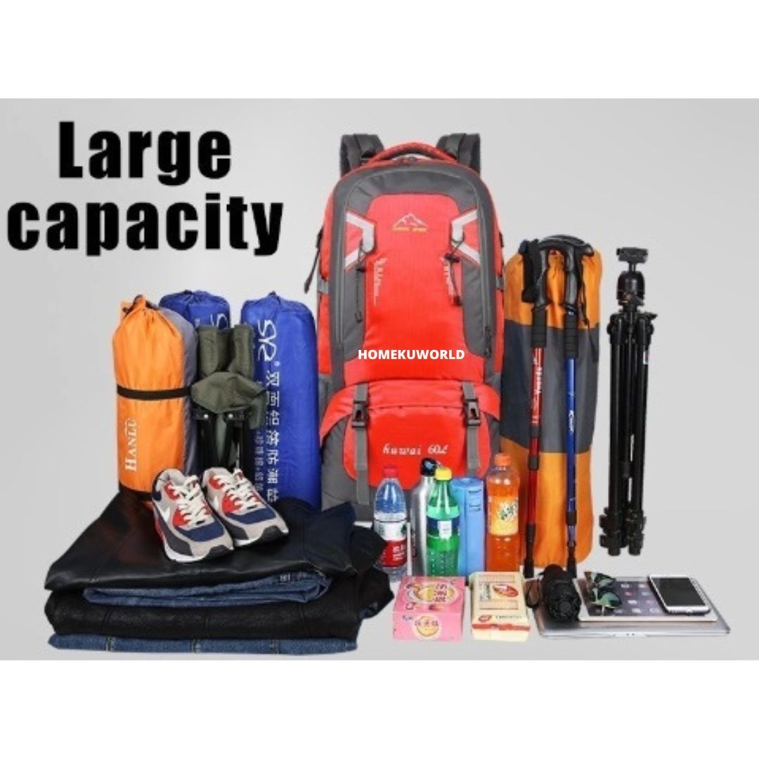 60L Large Hiking Camping Outdoor Travel Backpack Sports Luggage