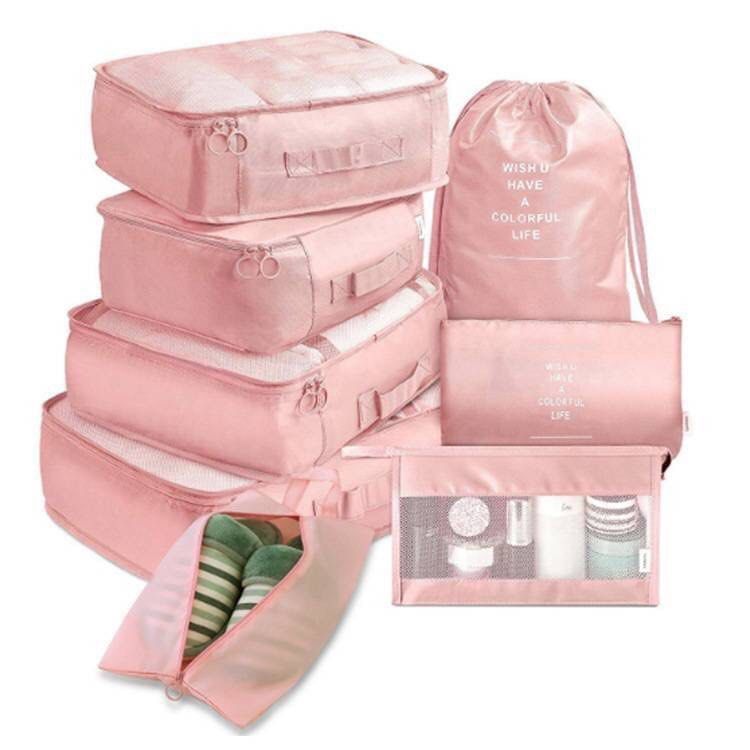 8PCS Set Travel Storage Bag luggage organizer set