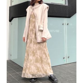 常花🇯🇵 Kastane ✿ 棕色渲染吊帶洋裝 ＃日牌正品