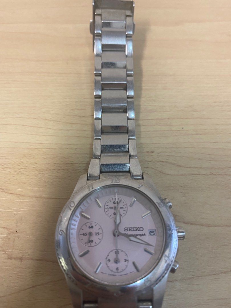 精工錶Seiko coutura chronograph 50m 7t92 0fp0 r2, 名牌, 手錶 