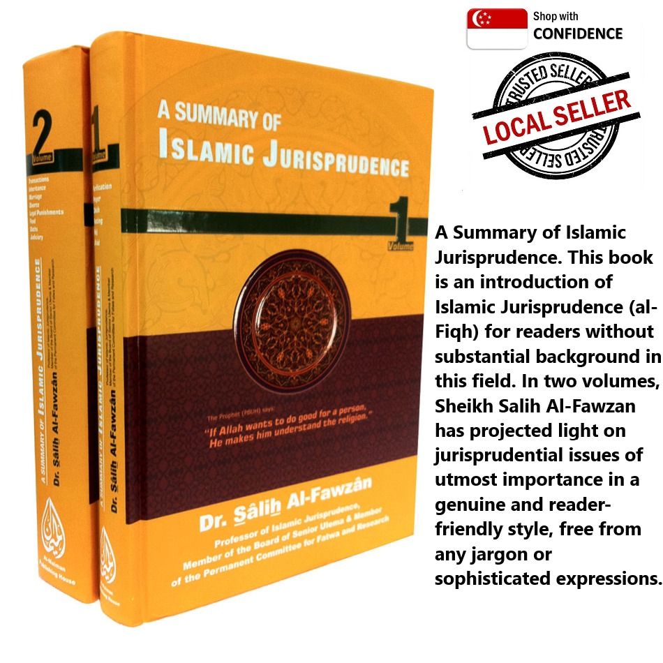 A Summary of Islamic Jurisprudence (Fiqh) : 2 Volume set (Dr. Salih al ...
