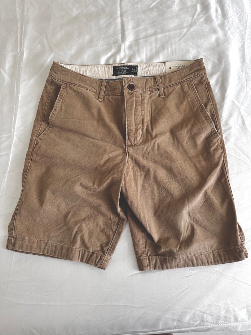 Abercrombie and fitch khaki shorts on sale