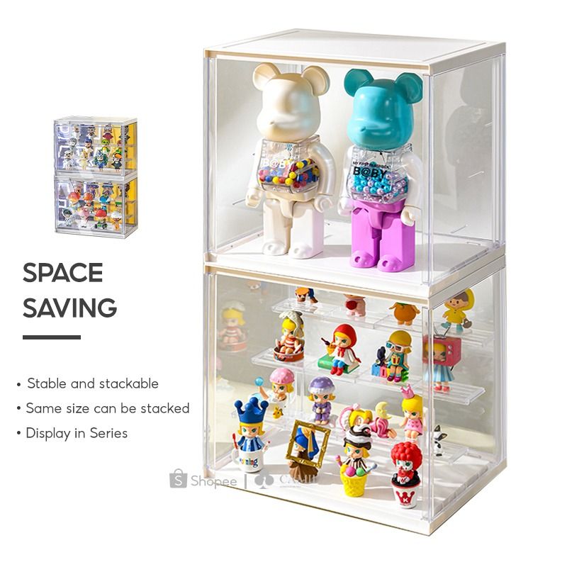 Acrylic Pop Mart Display Box Figurine Display Case Blind Box Lego Toy ...