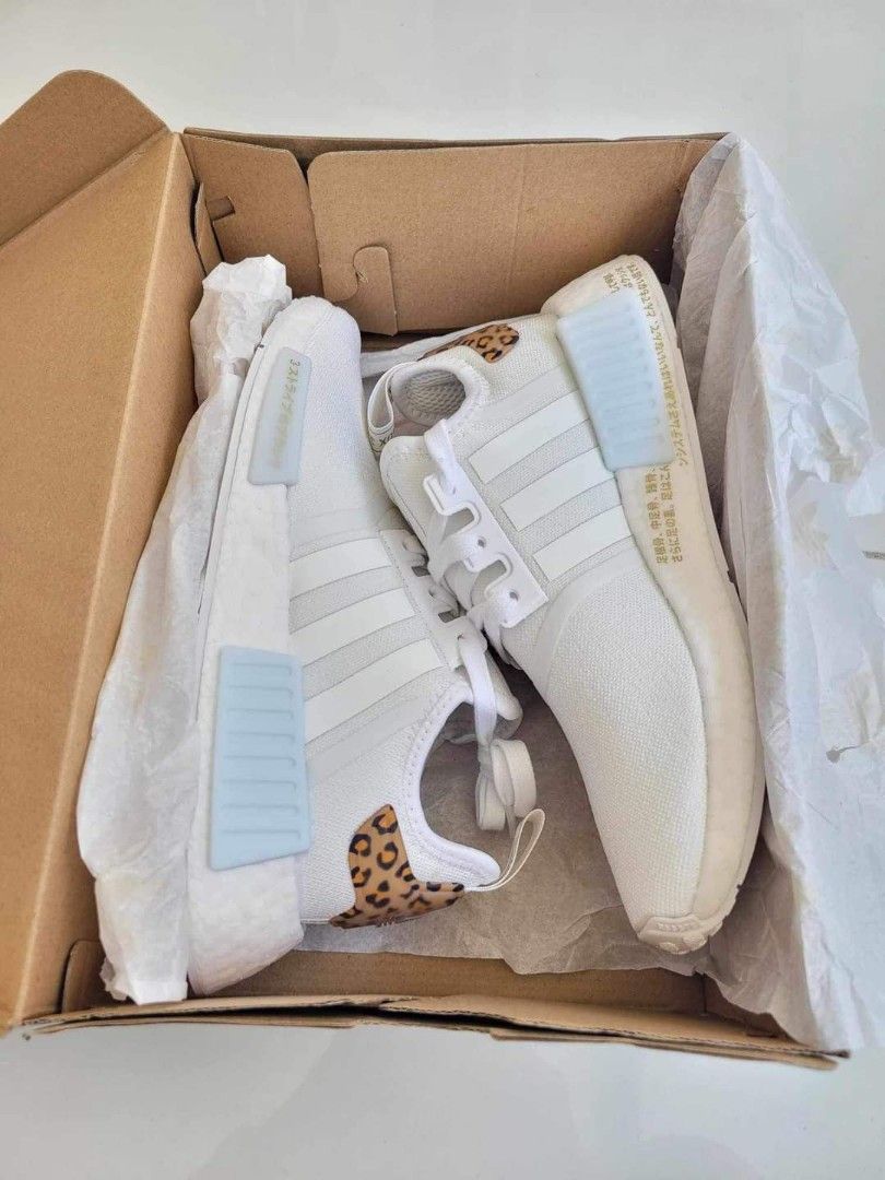 Women's adidas originals nmd r1 animal print casual shoes cheap