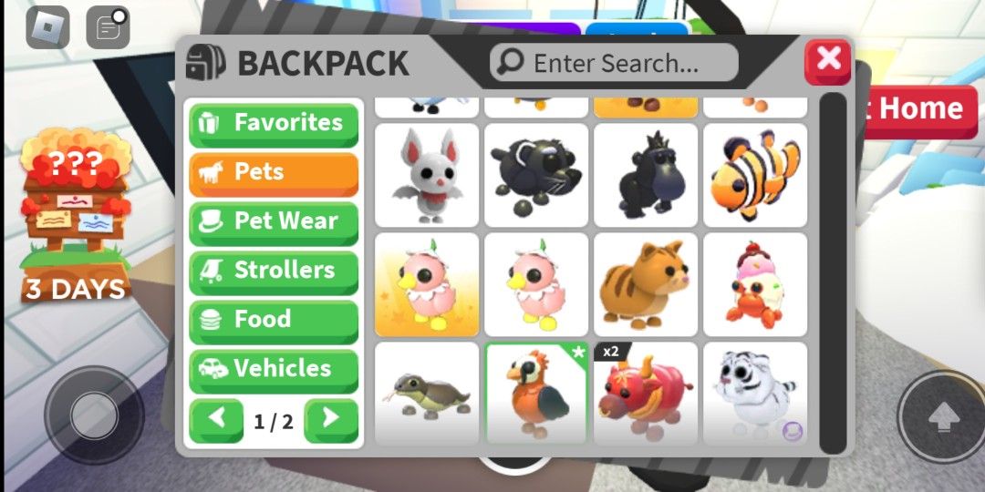 Trading my adopt me inventory for adopt me pets! LF: crow, evil