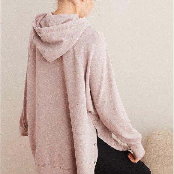 Aerie side deals snap hoodie