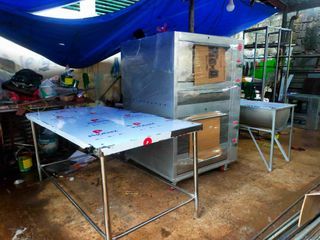 All Brand New Heavy Duty Gas Oven Manual Gas Oven 4-12 Trays with glass and without glass Table Bangka Stainless Tray Rack for Bakery
