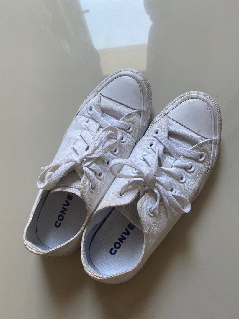 Womens white discount converse size 7
