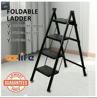 ANNS Foldable Stool Ladder 3/4/5 Steps Carbon Steel Widen