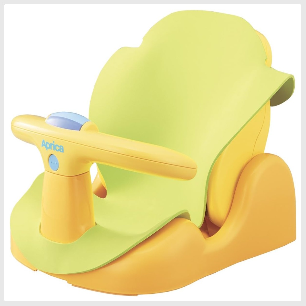 Aprica YE 91593 Bath Chair, Newborns, First Bath Chair, yellow, Babies