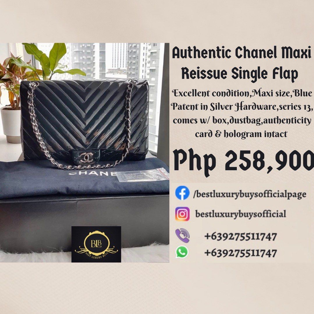 Chanel maxi 2025 size