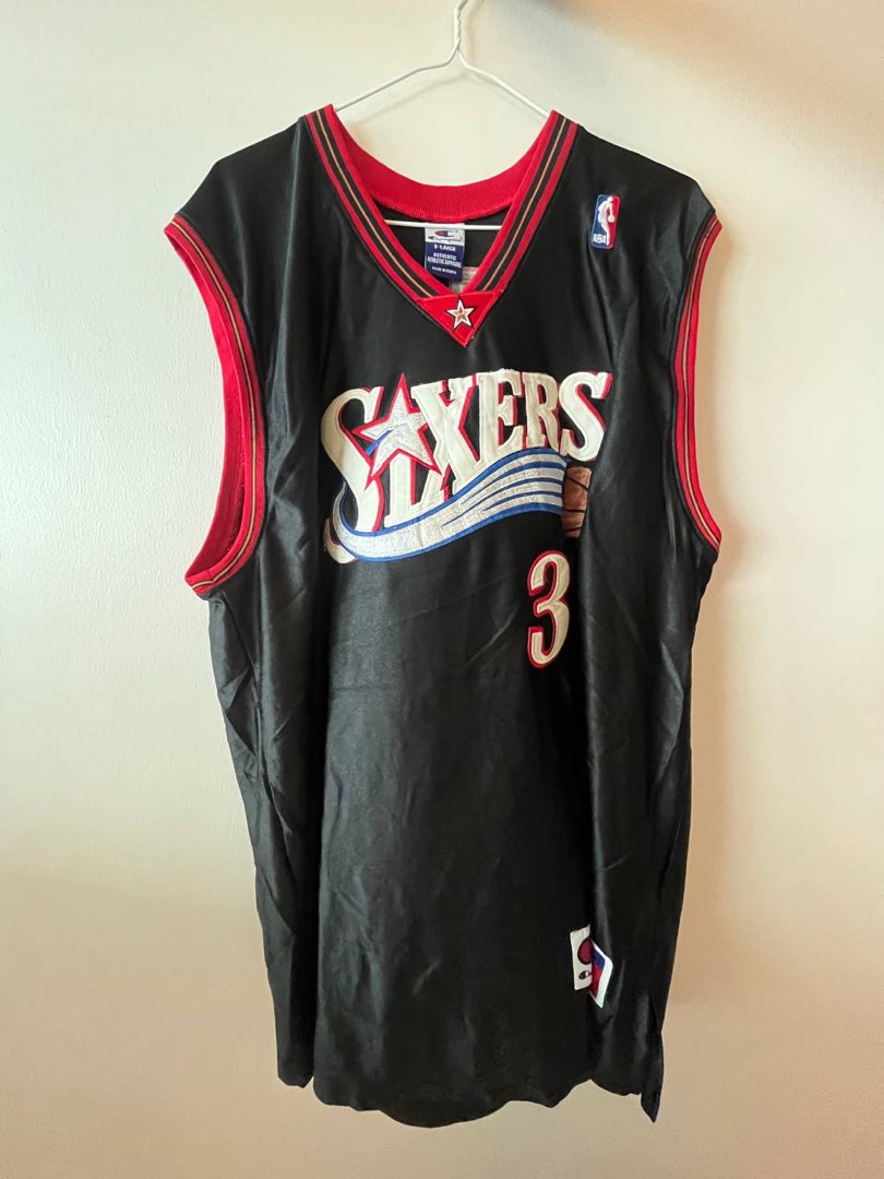 Vintage - Champion Authentic Allen Iverson Sixers Basketball