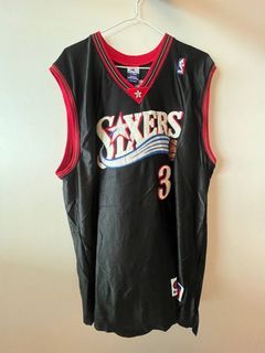 Allen Iverson Philadelphia 76ers 1996-1997 Blue Authentic Jersey - Rare  Basketball Jerseys