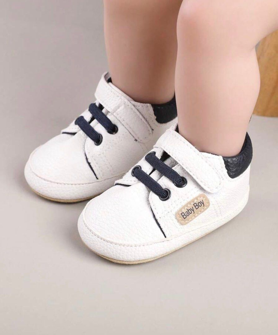 White sneakers for cheap baby boy